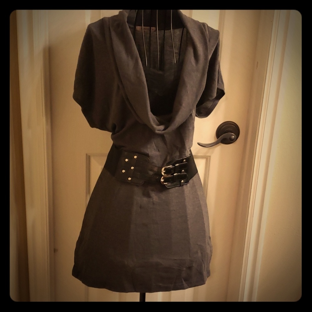 Cowl neck tunic